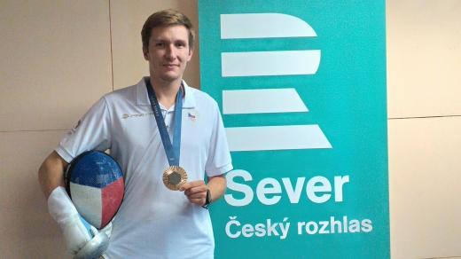 Michal Čupr s bronzovou olympijskou medailí