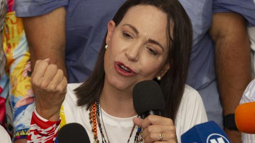 Maria Corina Machado, šéfka venezuelské opozice