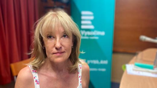 Jana Smékalová, dcera Josefa Smékala, zakladatele Klubu házené v Novém Veselí