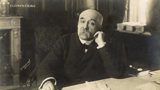 Francouzský premiér Georges Clemenceau (1841–1929)