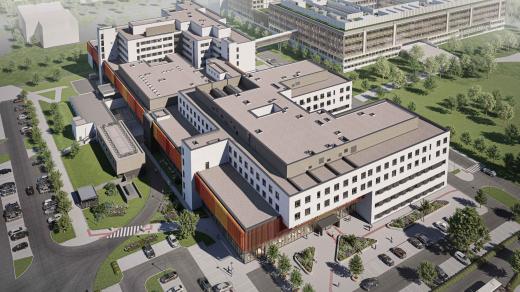 Projekt Modernizace chirurgických oborů, největší stavební projekt v historii Fakultní nemocnice Hradec Králové