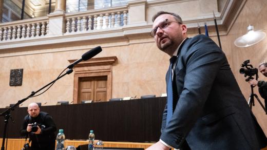Předseda KDU, Marian Jurečka na jednání Ústavního soudu