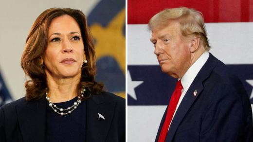 Kamala Harrisová a Donald Trump