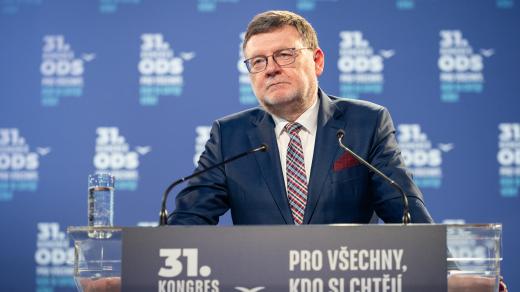 Zbyněk Stanjura během projevu na 31. kongresu ODS