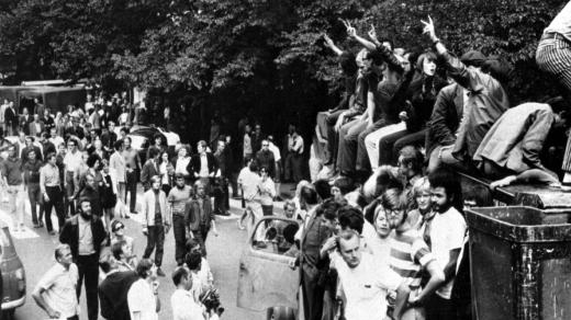 Demonstrace v Praze 21. srpna 1969
