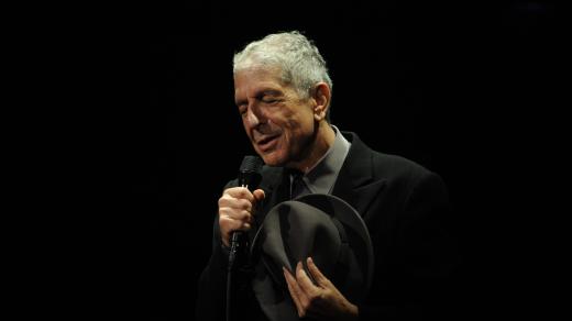 Leonard Cohen v roce 2008