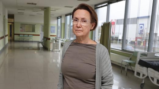 Milena Steinmasslová při natáčení filmu Němá tajemství