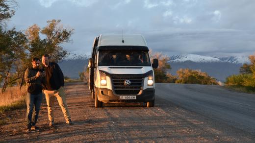 Expedice Kyrgyzstán organizace Gulag.cz v akci
