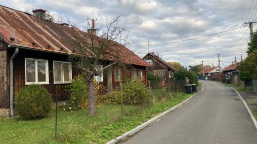 Kolonie finských domků v Horní Suché na Karvinsku