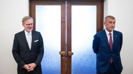 Petr Fiala a Andrej Babiš se sešli u prezidenta