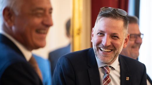 Rudolf Špoták na setkání hejtmanů s prezidentem