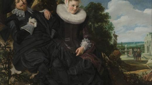 Portrait of a Couple, Probably Isaac Abrahamsz Massa and Beatrix van der Laen, Frans Hals, c. 1622