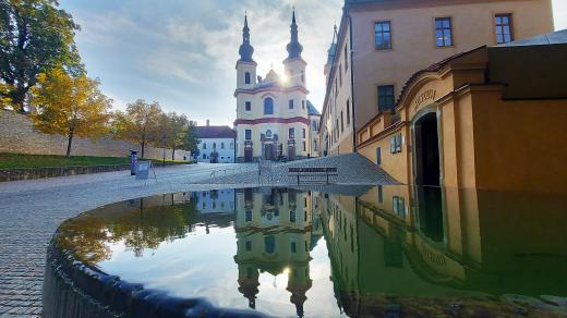 Areál historických piaristických budov na zámeckém návrší v Litomyšli