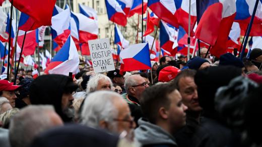Protivládní demonstrace na Václavském náměstí