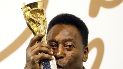 Brazilská fotbalová legenda Pelé