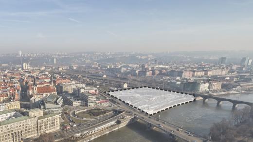 Vltavská filharmonie má stát na levém břehu Vltavy v lokalitě Vltavská