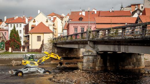Rekonstrukce mostu Edvarda Beneše v Českém Krumlově