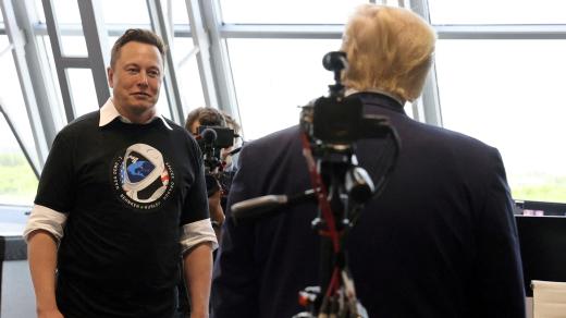 Elon Musk a Donald Trump