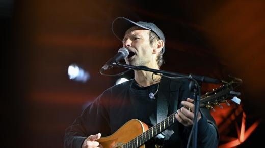 Zpěvák skupiny Okean Elzy Svjatoslav Vakarčuk