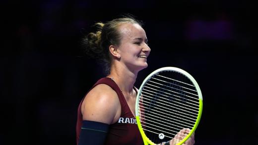 Tenistka Barbora Krejčíková po postupu do semifinále Turnaje mistryň
