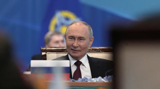 Ruský prezident Vladimir Putin v kazašské Astaně