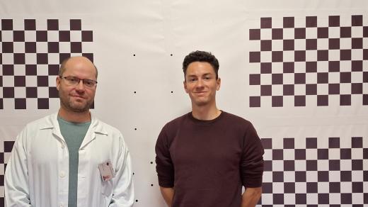 Petr Dušek z Neurologické kliniky 1.LF UK a VFN a Vojtěch Illner z ČVUT