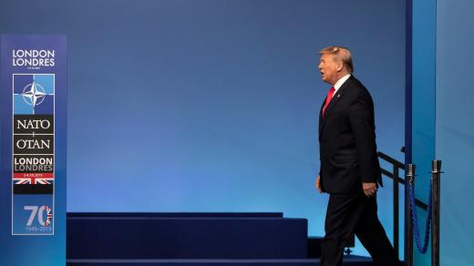 Donald Trump na summitu NATO v Londýně, prosinec 2019
