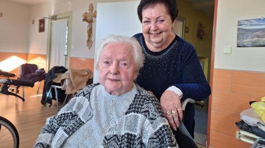 104. narozeniny oslavila v Domě klidného stáří v Pravětíně Marie Kortusová
