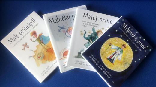 Kniha Malý princ v českých a moravských nářečích