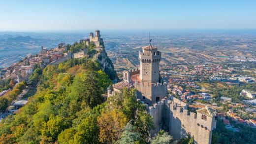 Pohled na San Marino