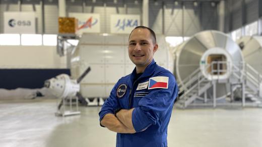 Záložní astronaut ESA Aleš Svoboda ve výcvikovém centru v Kolíně nad Rýnem