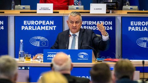 Jozef Síkela během slyšení před europoslanci z Výboru pro rozvoj