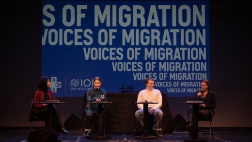 O své zkušenosti se studiem v zahraničí se v rámci debaty na festivalu Voices of Migration v prostorách Archy+ podělila Sofie Riabushkina, Farhana Uktamova a Domen Šuman