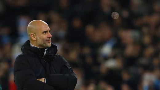 Trenér Manchesteru City Pep Guardiola