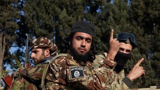 Syrští povstalci v Damašku