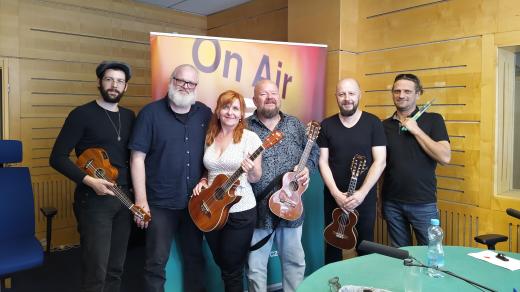 Ukulele Orchestra jako Brno v Českém rozhlase Brno