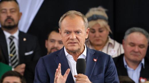 Polský premiér Donald Tusk na sjezdu Občanské platformy