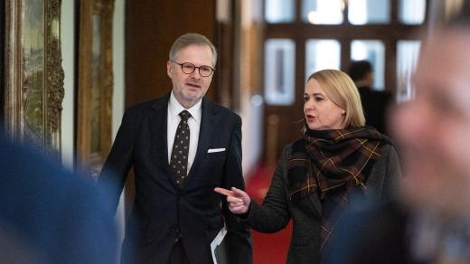 Petr Fiala a Jana Černochová