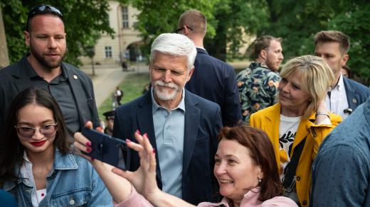 Výročí 20 let vstupu země do EU. Petr Pavel a Eva Pavlová na zahájení festivalu United Islands