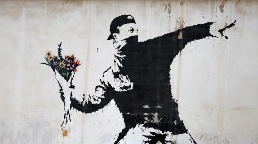 Banksy: The Flower Thrower