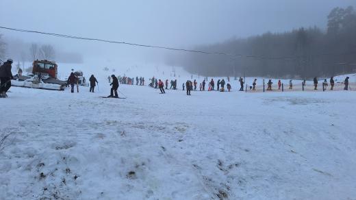 Ski areál v Kladkách na Prostějovsku