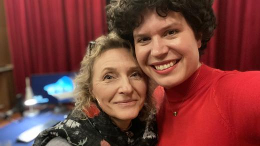 Hana Adamíková (vpravo) a Kateřina Huberová