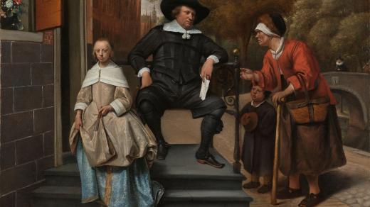 Adolf en Catharina Croeser, bekend als ‘De burgemeester van Delft en zijn dochter’, Jan Havicksz. Steen, 1655; ;