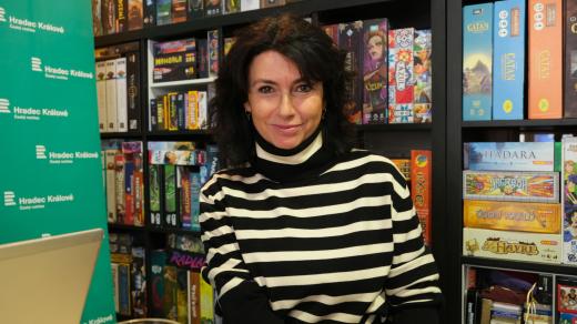 Jana Havrdová v rozhlasové kavárně