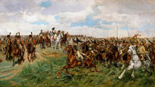 Bitva u Friedlandu, jak ji zachytil Ernest Meissonier