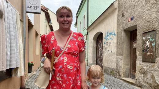Alena Terezie Vítek s dcerou Šarlotou