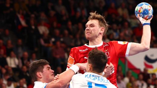 Čeští házenkáři ve svém úvodní utkání základní skupiny na mistrovství Evropy v Německu prohráli s favorizovanými Dány 14:23