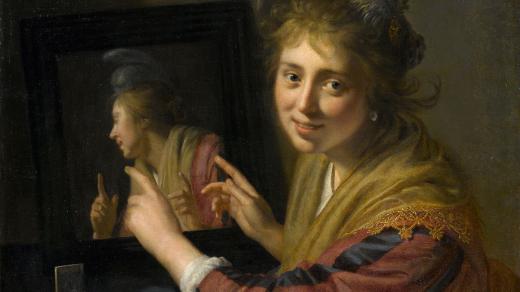 Paulus Moreelse (mentioned on object): Girl at the mirror; Rijksmuseum; ;