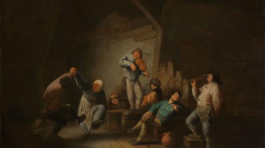 Dancing Couple, Adriaen van Ostade, c. 1635; Rijksmuseum; ;