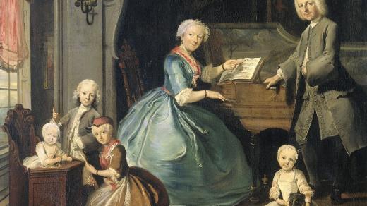 Cornelis Troost (mentioned on object): Family Group near a Harpsichord; Rijksmuseum; ;
